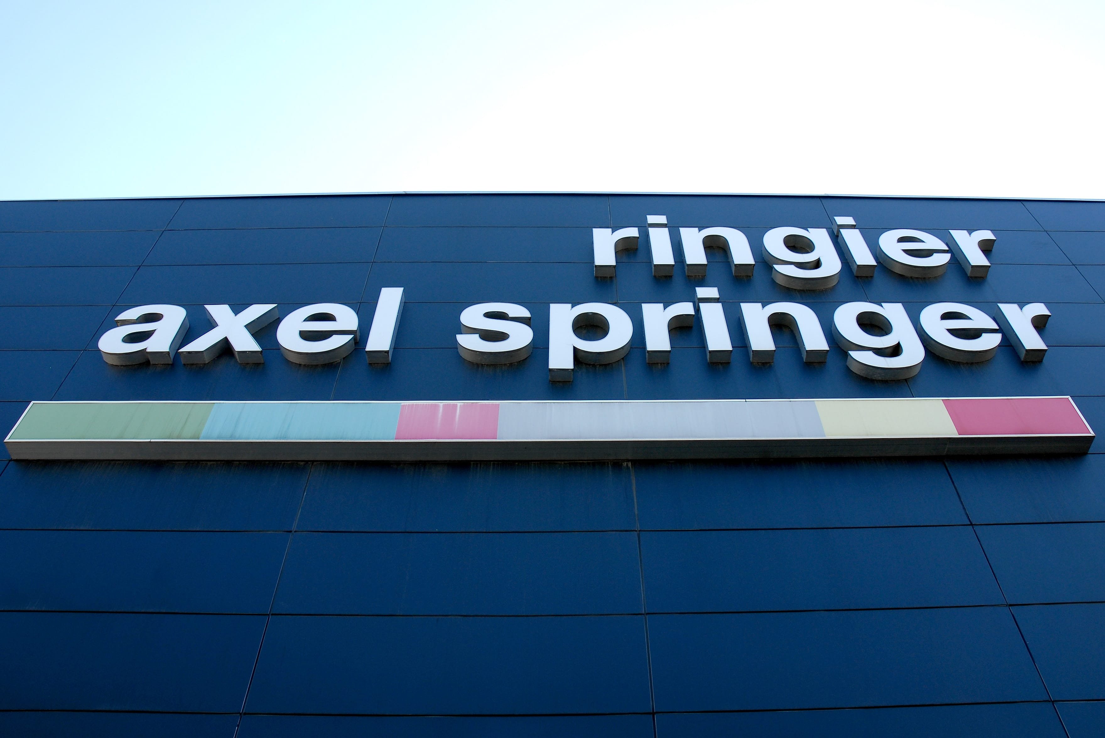 Axel Springer office building wall. Axel Springer office building wall