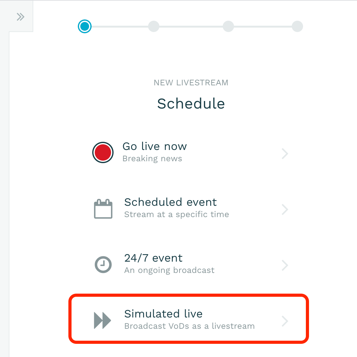 Live Broadcast and Streaming Schedule